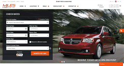 Desktop Screenshot of milescarrentalorlando.com